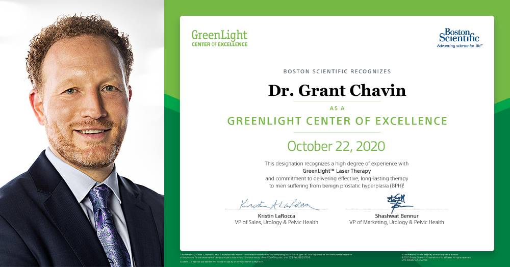 Dr. Grant Chavin Greenlight Center of Excellence