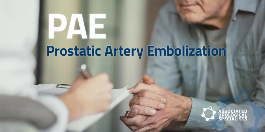 Prostatic artery embolization (PAE) for BPH