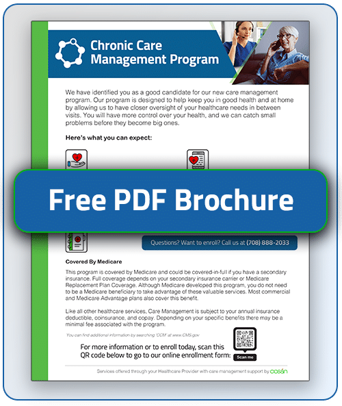 Free Chronic Care Management Program brochure